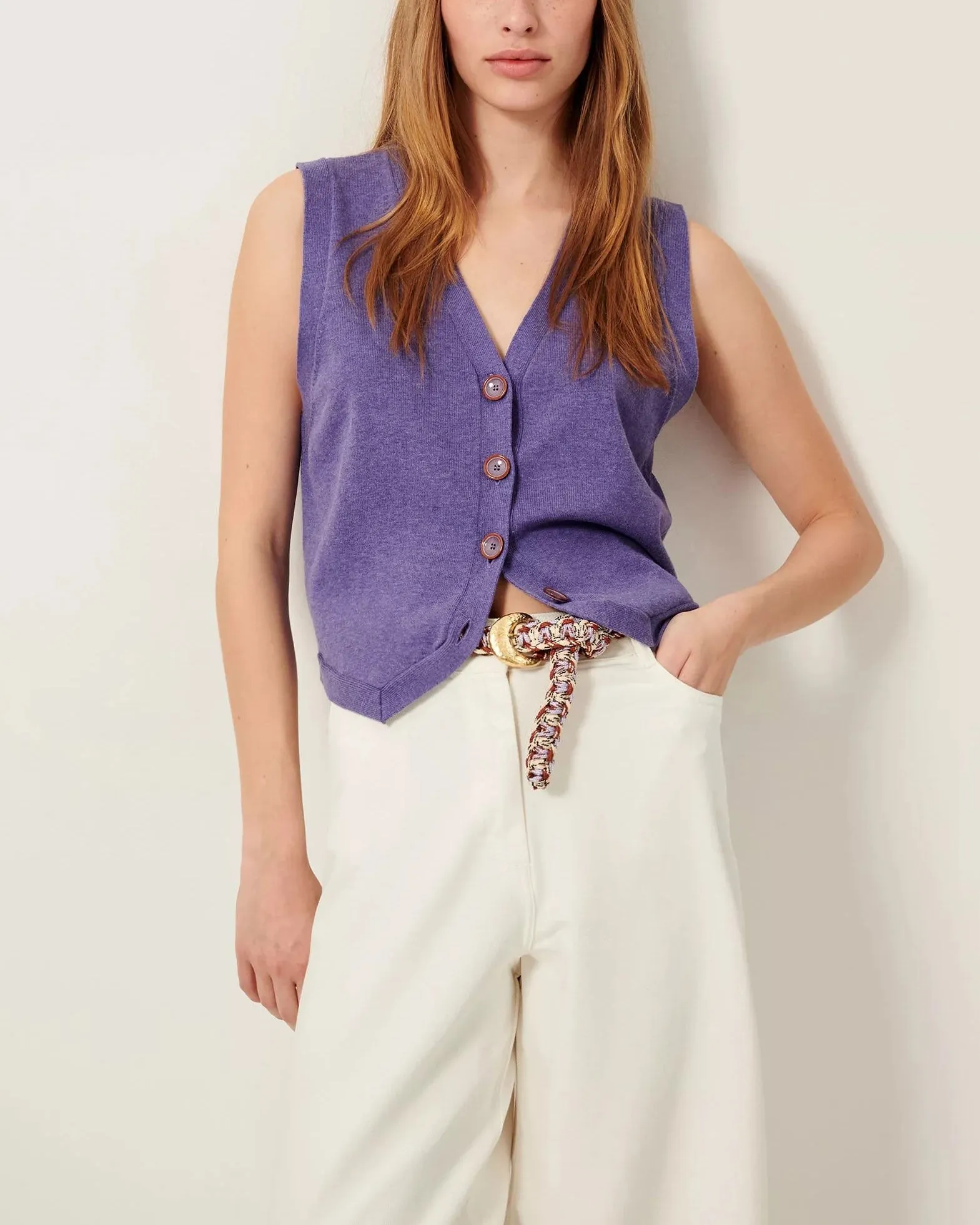 Cardigan Giancarlo Amethyst