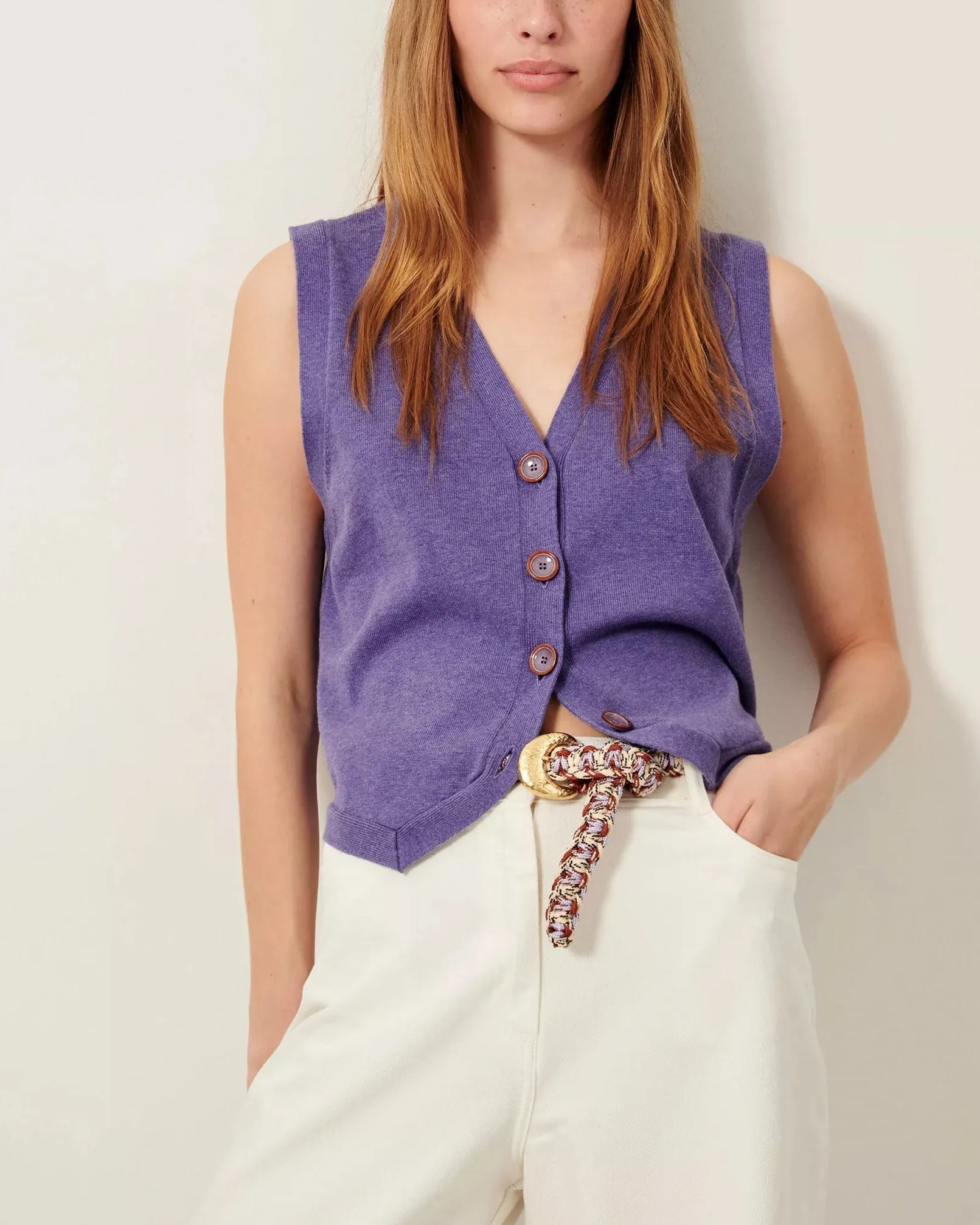 Cardigan Giancarlo Amethyst