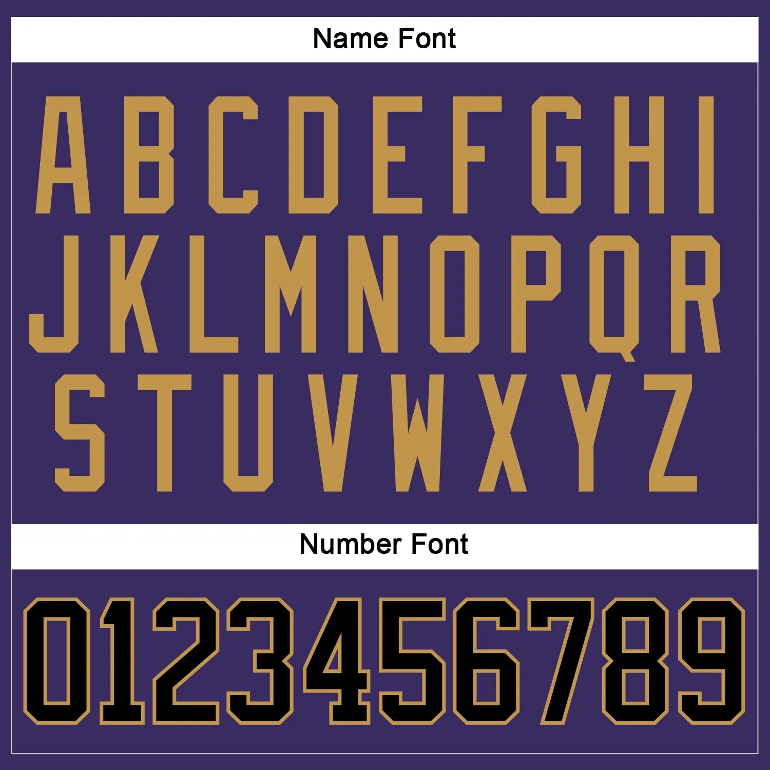 Custom Purple Black-Old Gold Hockey Jersey