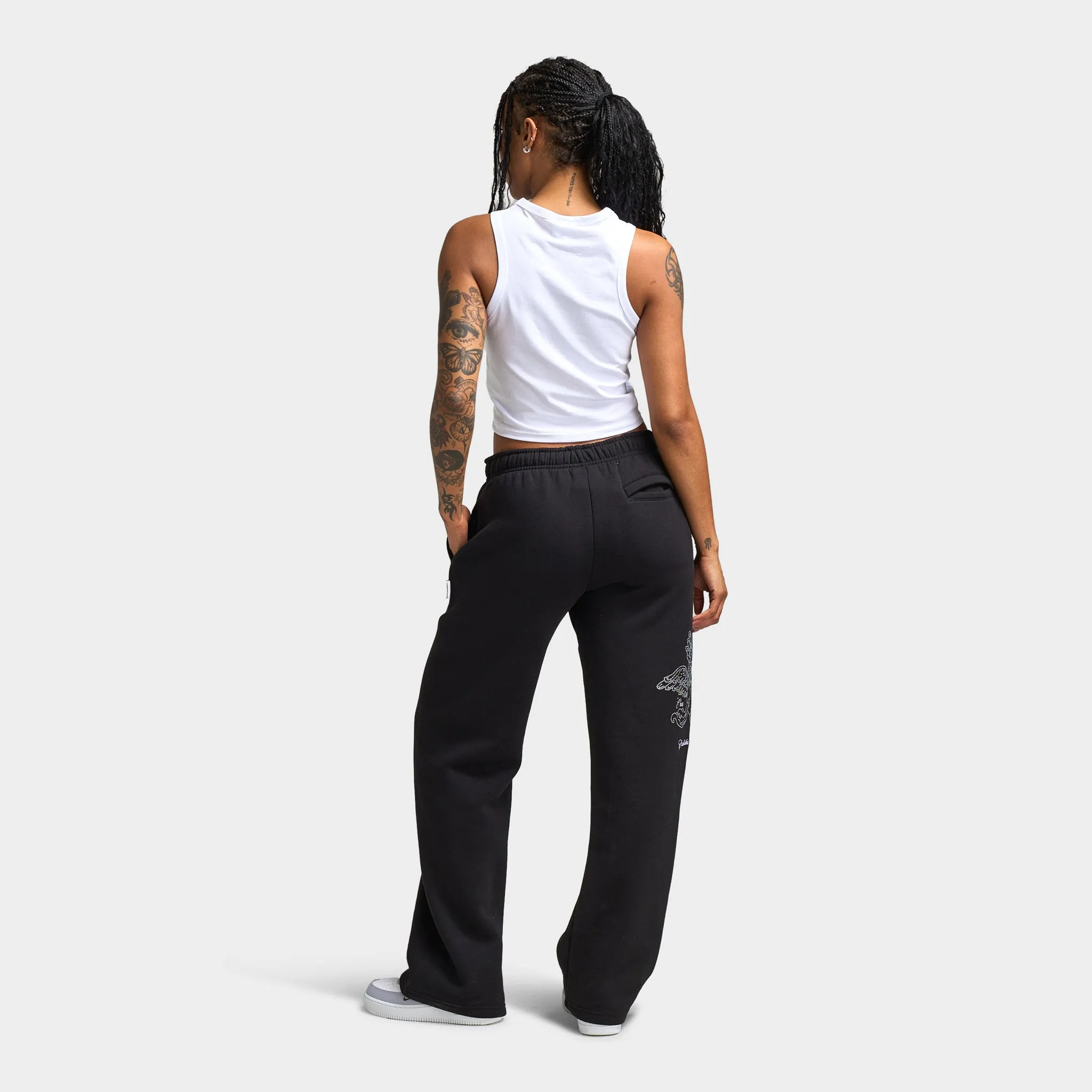 Hoodrich Women's Cosy Racer Tank Top White / Oxford Tan