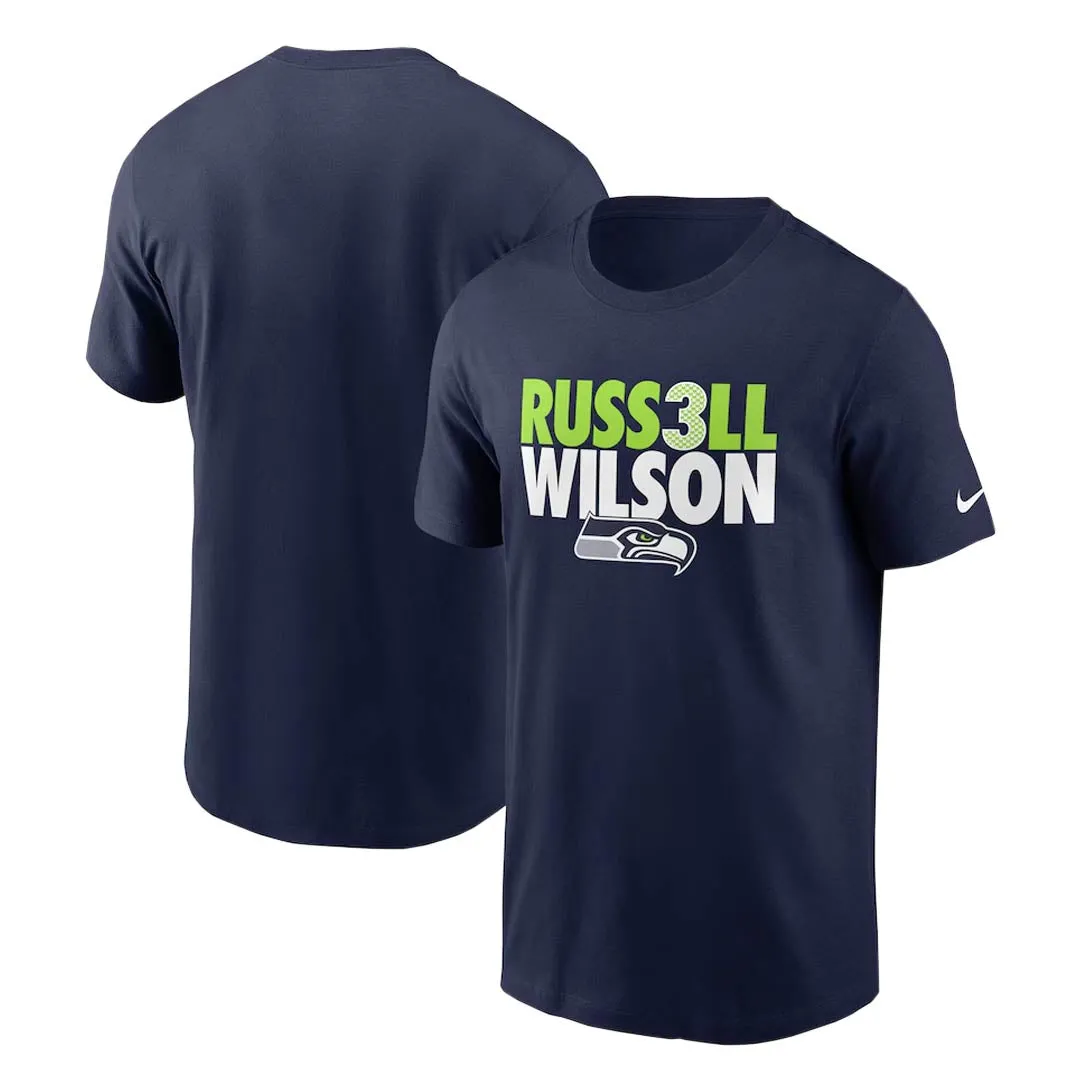 NFL - Men's Seattle Seahawks Russell Wilson Short Sleeve T-Shirt (N199 41S 78F 9EG)