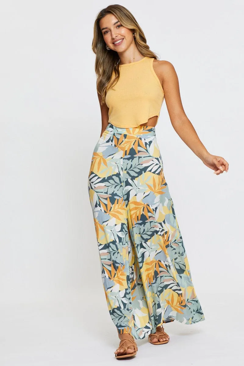Orange Crop Top Sleeveless