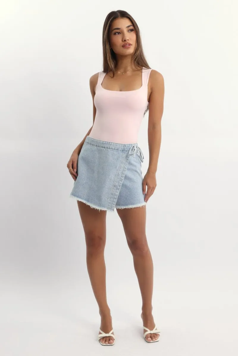 Pink Supersoft Bodysuit Sleeveless