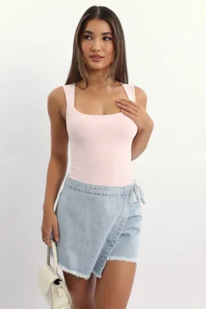 Pink Supersoft Bodysuit Sleeveless