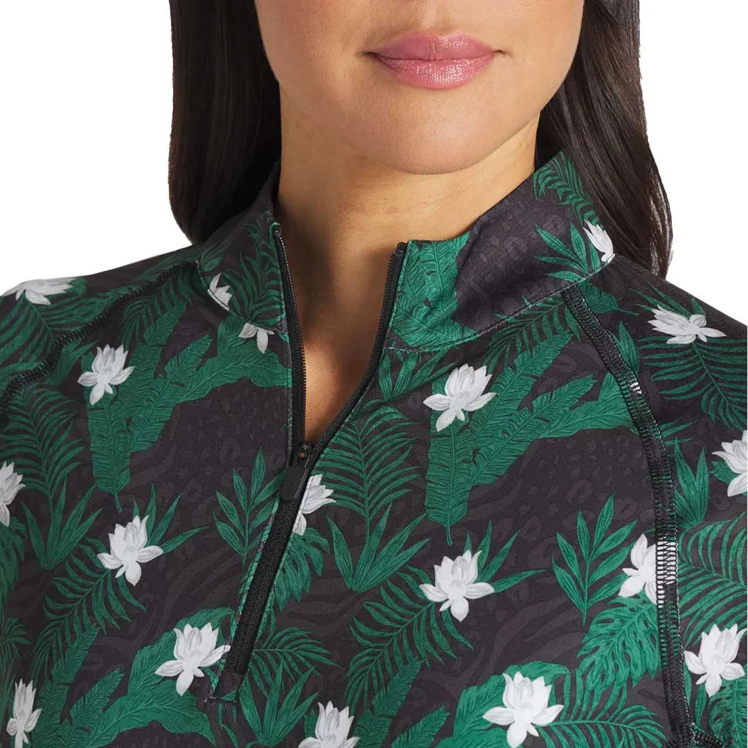 Puma - Women's You-V Tropic Golf Quarter Zip Sweater (623933 02)