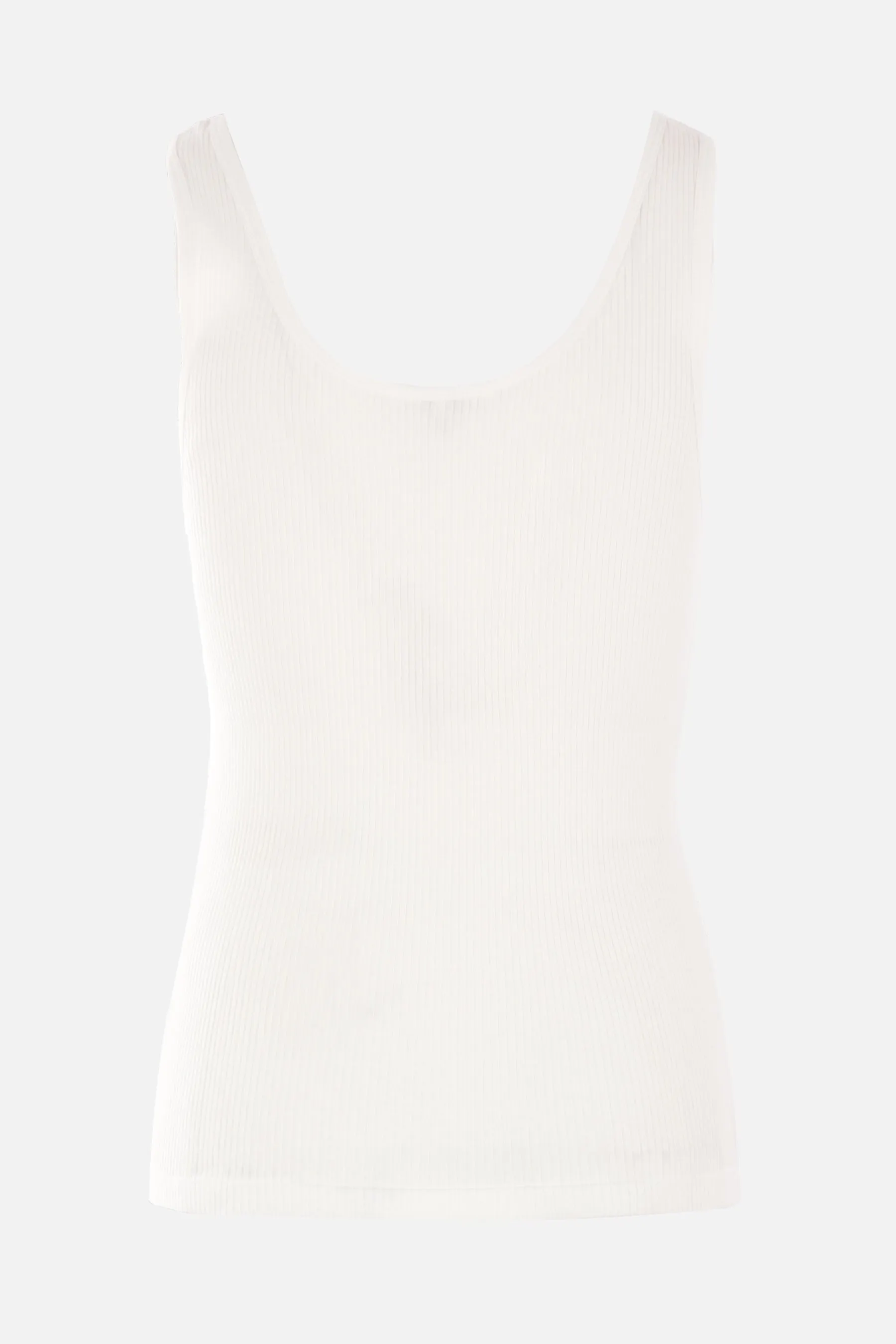 rib jersey tank top