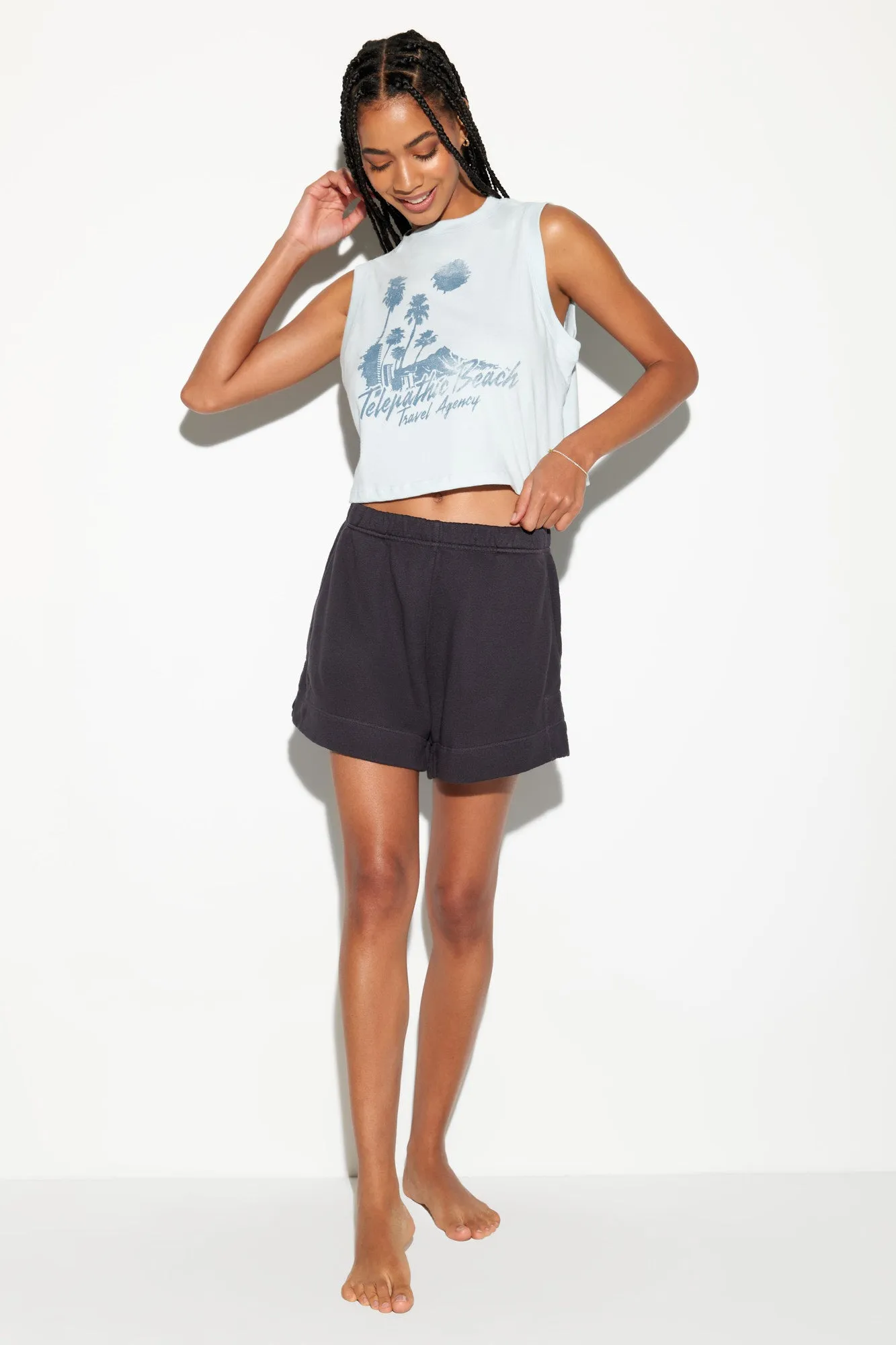 Telepathic Crawford Crop Tank