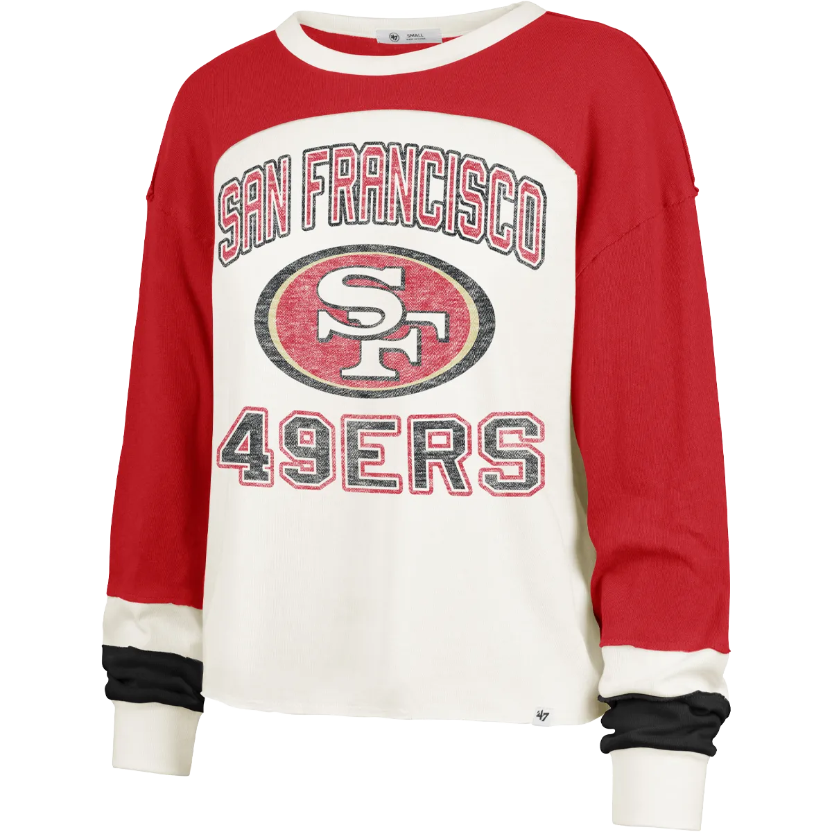Women's 49ers Double Header Curve Toni Long Sleeve